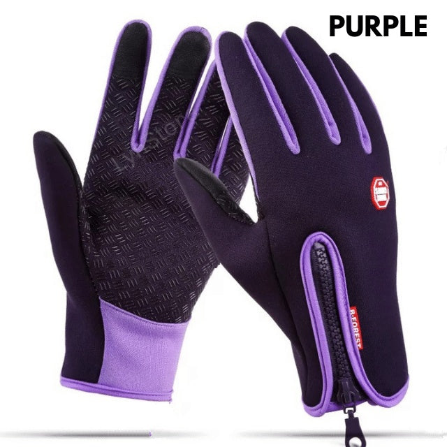 Winter Gloves, Waterproof Sports Gloves With Fleece