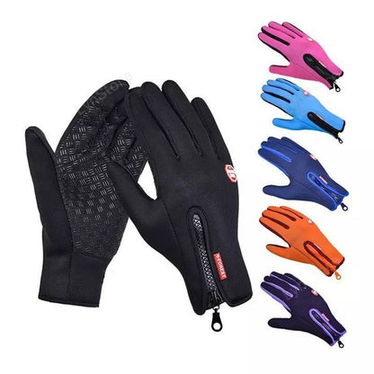 Winter Gloves, Waterproof Sports Gloves With Fleece