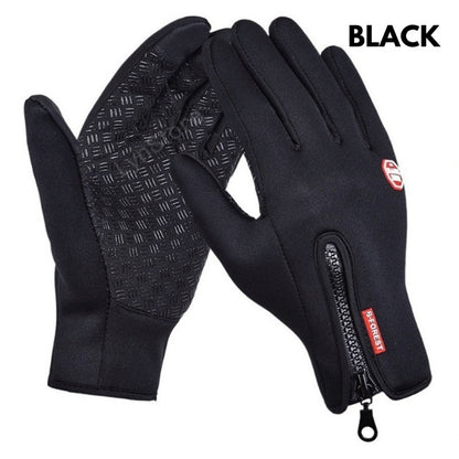 Winter Gloves, Waterproof Sports Gloves With Fleece