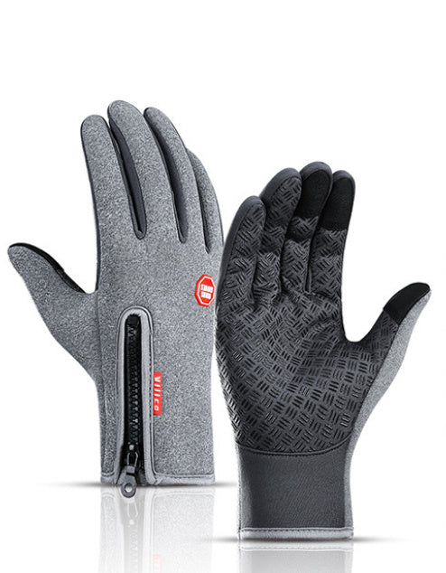 Winter Gloves, Waterproof Sports Gloves With Fleece