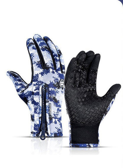 Winter Gloves, Waterproof Sports Gloves With Fleece