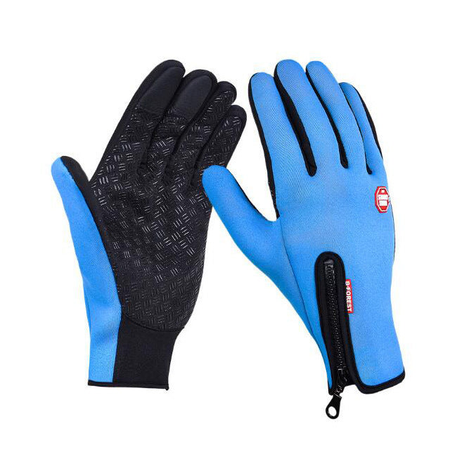 Winter Gloves, Waterproof Sports Gloves With Fleece